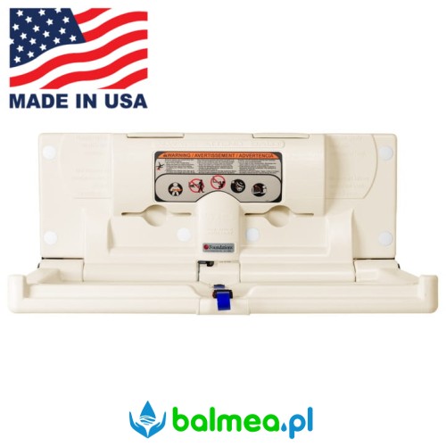 ścienny przewijak dla niemowląt Foudations USA Balmea poziomy otwarty.jpg