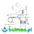 Elektroniczny, stojący dozownik mydła TEMPOMATIC 4 - rysunek.jpg