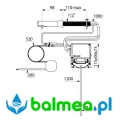 Elektroniczny dozownik mydła BINOPTIC - zaścienny (TC) - rysunek.jpg