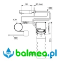Elektroniczny dozownik mydła BINOPTIC - ścienny - rysunek.jpg