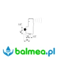 Elektroniczny zawór spłukujący TEMPOMATIC 4 do pisuarów - rysunek.jpg