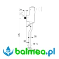 Elektroniczny zawór spłukujący TEMPOMATIC 4 do pisuarów - rysunek.jpg