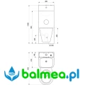 Moduł KOMPACT - Umywalka i WC wiszące - rysunek.jpg