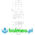 Moduł KOMPACT - Umywalka i WC wiszące - rysunek.jpg