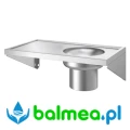 Wiszący zlewozmywak do separacji gipsu.webp