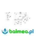 Poręcz kątowa Be-Line® 135° - 220 x 220 mm - rysunek.jpg