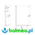 Poręcz Be-Line® w kształcie „L” - H.750 mm - rysunekj.jpg