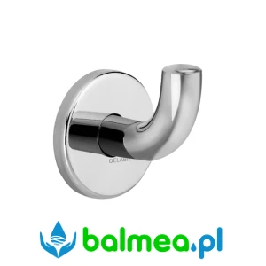 Hak na ubrania Inox błyszczący, model krótki