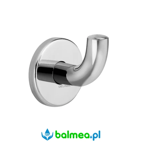 Hak na ubrania Inox błyszczący, model krótki.webp