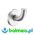 Hak na ubrania Inox satynowy, model krótki.webp