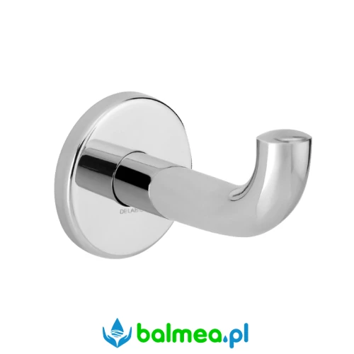 Hak na ubrania Inox błyszczący, model długi.webp