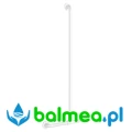 Poręcz w kształcie „Tˮ z przesuwnym drążkiem pionowym, biały Nylon.webp