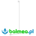 Poręcz natryskowa w kształcie „Tˮ, antybakteryjny biały Nylon.webp