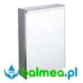 Ścienny, prostokątny pojemnik na odpady z pokrywą, Inox, 4,5 litra.webp