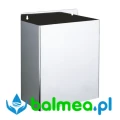 Ścienny, prostokątny pojemnik na odpady, Inox, 13 litrów.webp
