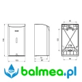 Elektroniczny dozownik mydła w płynie 0,5 l - ścienny - rysunek.jpg