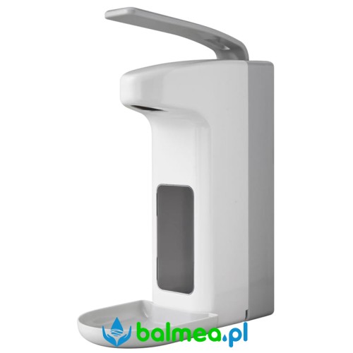 Dozownik płynów dezynfekcyjnych, mydła w płynie i płynnych balsamów, łokciowy 0,5l