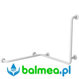 Poręcz kątowa dla niepełnosprawnych wannowo prysznicowa lewa SWB