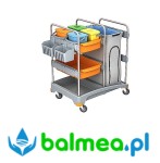 Zestaw do sprzątania Splast TSZ-0012 czterowiadrowy z workiem na śmieci i kuwetami