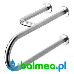 PORĘCZ STAŁA DLA NIEPEŁNOSPRAWNYCH 3-PODPOROWA LEWA 550 MM SN M