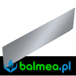 Tylna ścianka ze stali nierdzewnej do umywalki rynnowej FRANKE PLANOX 60cm