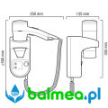 Suszarka hotelowa do włosów 1600W PREMIUM SMART SOCKET Valera Biała 55330153 rysunek techniczny.png