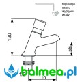 Bateria umywalkowa samozamykająca rysunek techniczny.jpg