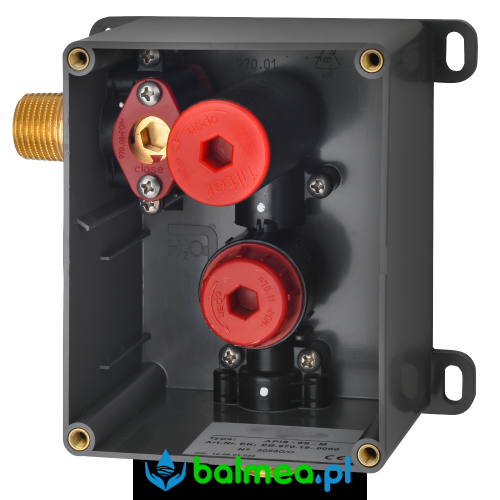 Puszka montażowa mechanizmu spłukującego podtynkowego Franke AQLN006 zdjęcie.png