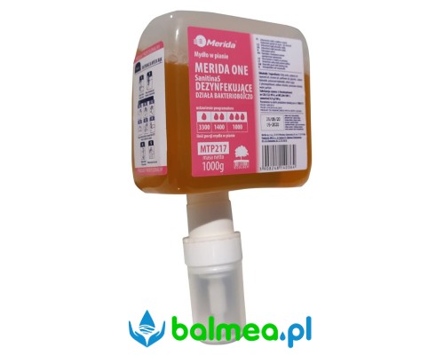 Jednorazowy wkład mydla w pianie Merida One Sanitinas.jpg