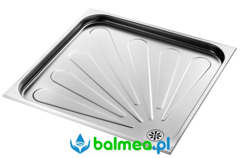 Brodzik prysznicowy ze stali nierdzewnej 80x80cm zdjęcie.jpg