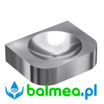 Umywalka wisząca dla niepełnosprawnych ze stali nierdzewnej ANIMA