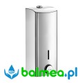 dozownik mydła w płynie - błyszczący inox
