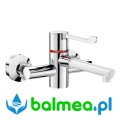Bateria termostatyczna z zatrzaskową wylewką BIOCLIP z mimośrodami STOP/CHECK
