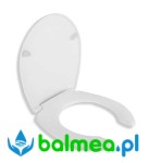 Deska sedesowa WC dla niepełnosprawnych biała