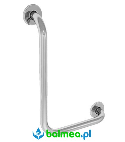 Poręcz dla niepełnosprawnych  kątowa prawa 30/60 do wyboru matowa lub polerowana