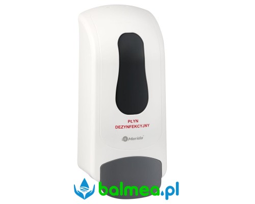 Dozownik płynu dezynfekcyjnego Merida One - biały.jpg