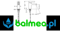 Bateria umywalkowa jednouchwytowa F5 FRANKE F5LM1002 rysunek techniczny.png