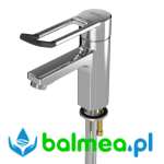 Bateria umywalkowa jednouchwytowa dla niepełnosprawnych F5 z regulacją temperatury 