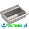 Umywalka rynnowa ze stali nierdzewnej FRANKE PLANOX 60cm z półką na baterię umywalkową.png