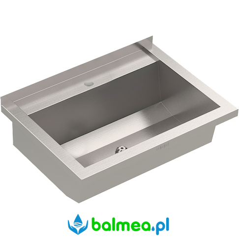 Umywalka rynnowa ze stali nierdzewnej FRANKE PLANOX 60cm z półką na baterię umywalkową.png