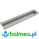 Umywalka zbiorowa ze stali nierdzewnej z półką na armaturę FRANKE PLANOX 240cm