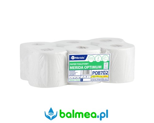 Papier toaletowy Merida OPTIMUM CENTER PULL, biały, dwuwarstwowy.jpg