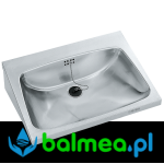 Umywalka naścienna ze stali szlachetnej FRANKE