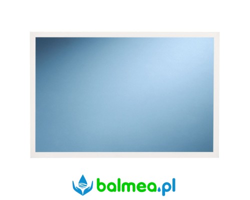 LUSTRO W RAMIE METALOWEJ - BIAŁEJ MERIDA STELLA WHITE LINE, 40X60 CM.jpg