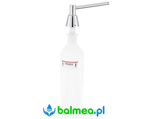 dozownik mydła w płynie blatowy stożek pojemność zbiornika 1000 ml polerowany.jpeg