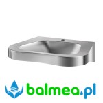 Umywalka dla niepełnosprawnych ze stali nierdzewnej naścienna 