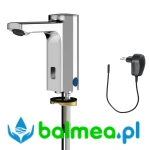 Elektroniczna bateria umywalkowa bez mieszacza z zasilaczem sieciowym 