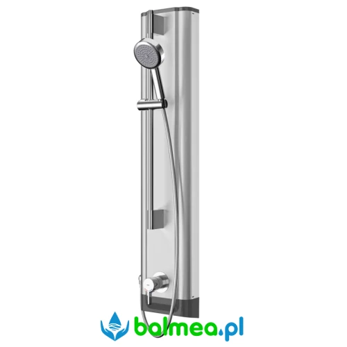 Panel natryskowy ze stali szlachetnej ze słuchawką natryskową.webp