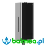 Manualny dozownik mydła w piance 650 ml EXOS stal nierdzewna czarne  szkło  