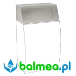 Przykrywka na pojemnik na odpady STRATOS stal nierdzewna